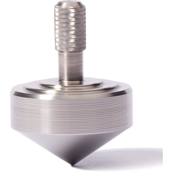 Spinning Top Precision Gyroscope Kill Time Metal Balance Toy Rostfritt stål T006