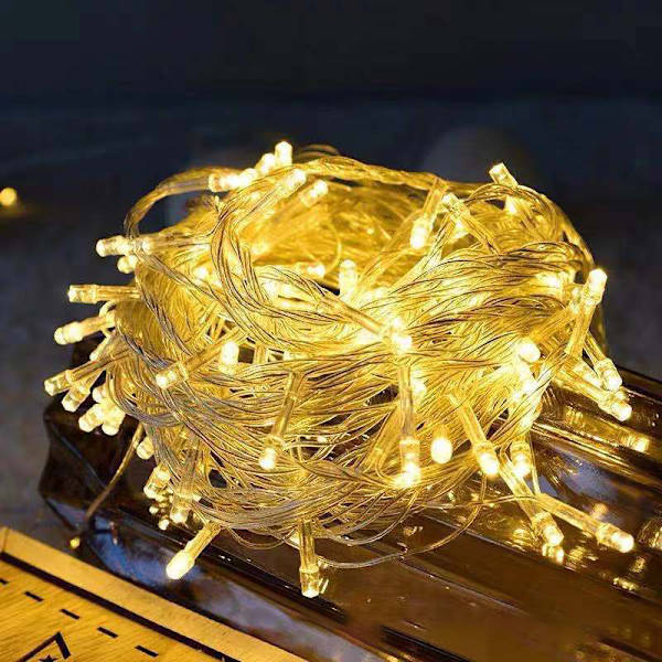 200 LED Fejelygter, Varmt Hvidt, Dekorative Julelys til