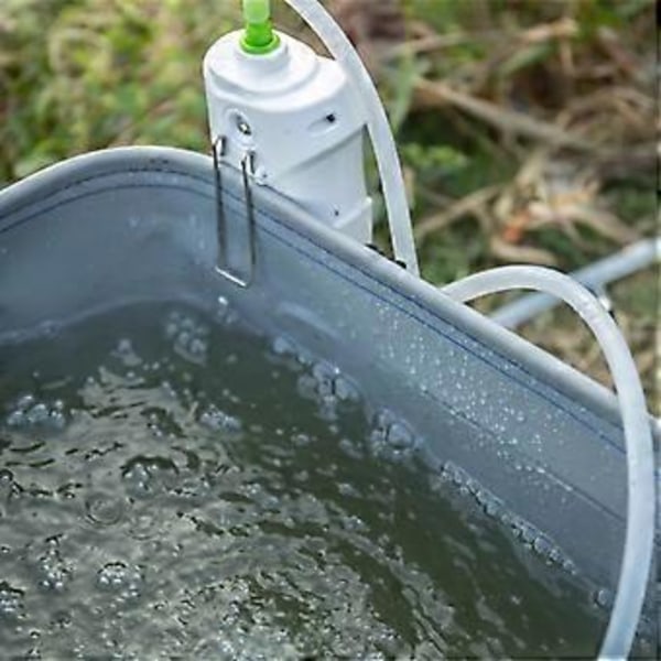 Akvariepumpe Fisketanker Vannpumpe Fisketanker Oksygenpumpe Fiskevannpumpe Akvarieluftpumper Vanndispenserpumpe White standard