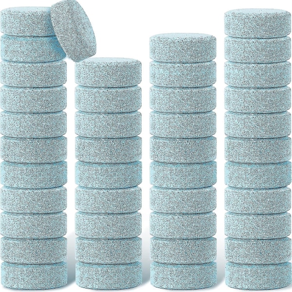 60 Pieces Car Effervescent Washer Car Windshield Glass Concentrated Washer Tablets Cleaning Tablets Solid Wiper Glass Solid Washer Tablets - Aespa