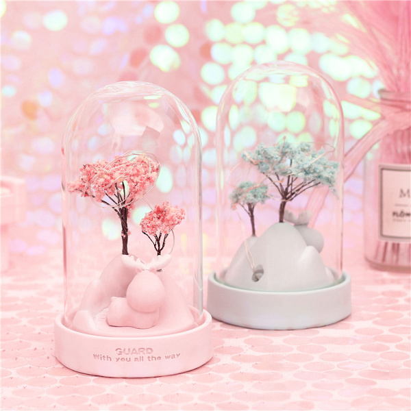 1 Pack Girls Hearts Keeping Deer, Cherry Blossoms, Stars, Night L