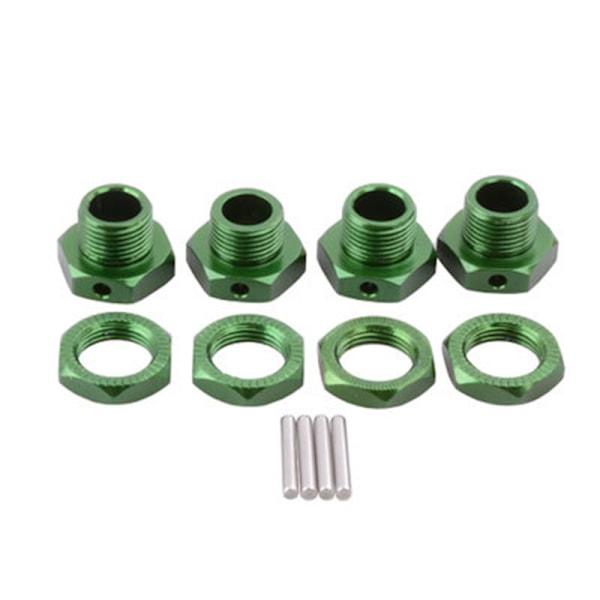 Blå 4 st Infinity 1:8 Aluminiumlegering bond 94762 94081 17MM RC Bilhjulnav Adapter