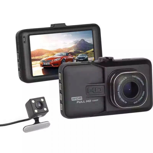 DASHCAM FULL HD BIL KAMERA TAXI 1080P INSPELARE FORDONSKAMERA