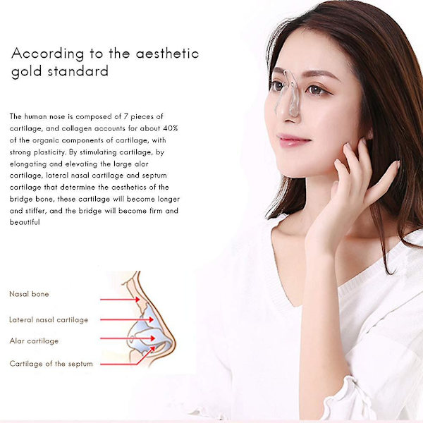 Nenännostin ja muotoiluklipsi Silikoni Magic Nose Up Lifting Bridge Corrector Slimming Device Beauty Tool