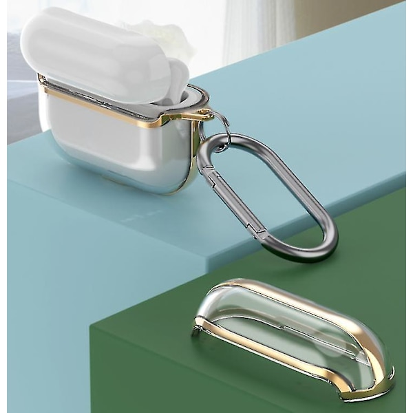 Passande för Airpods3 skyddande hylsa Apple galvanisering transparent hylsa Airpods hörlurar hylsa