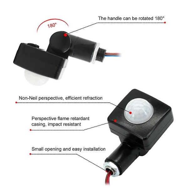 Rörelsesensor Mini Människokropp Infraröd sensor Ultratunn infraröd kropp