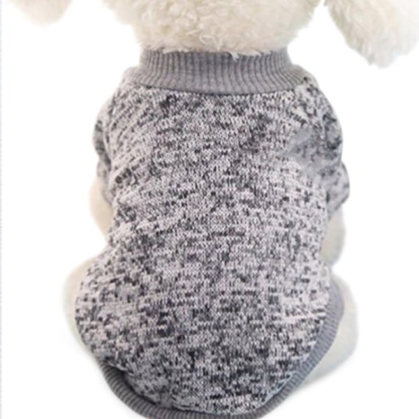 Hunde-sweater, varm hundetrøje, kattetøj, uld dyrejakke