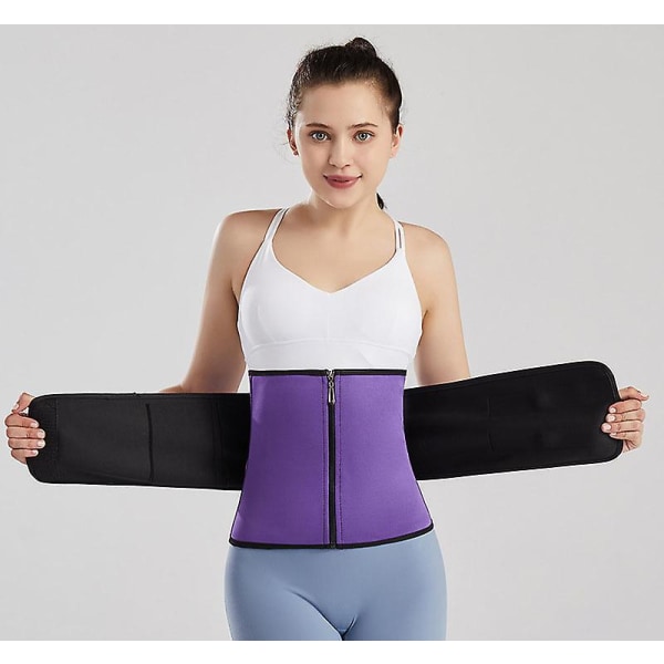 Abdominal Binder Postpartum Post-operativ Post-kirurgisk Wrap Abdomen Single Support Belt Blå L