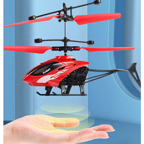 Fjernstyrt fly, svevende helikopter, fallbestandig, oppladbar lys, flyleker