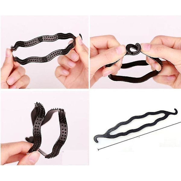 Hårstylingverktyg, 4-pack håröglesats