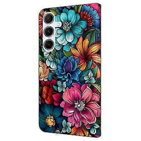 För Samsung Galaxy A16 5G/A16 4G Fodral TPU+PU Läder Flip Telefonfodral Staphyllum