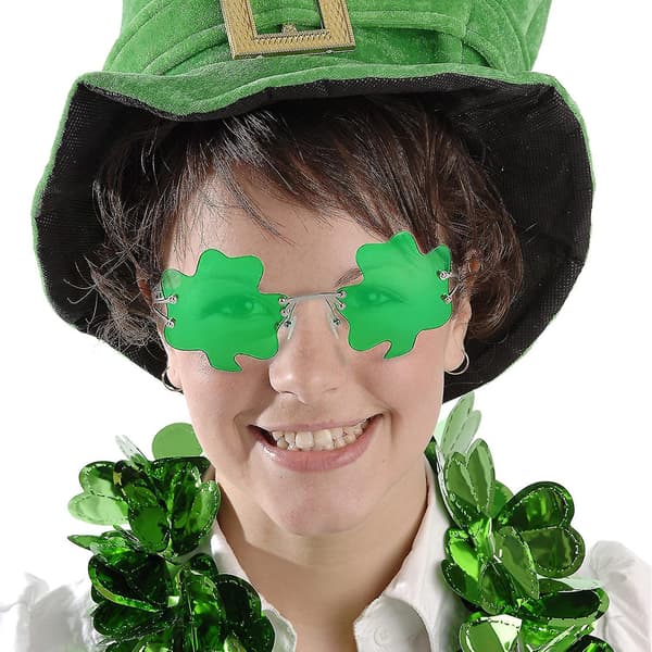 St. Patricks Day Irske Shamrock Blade Briller