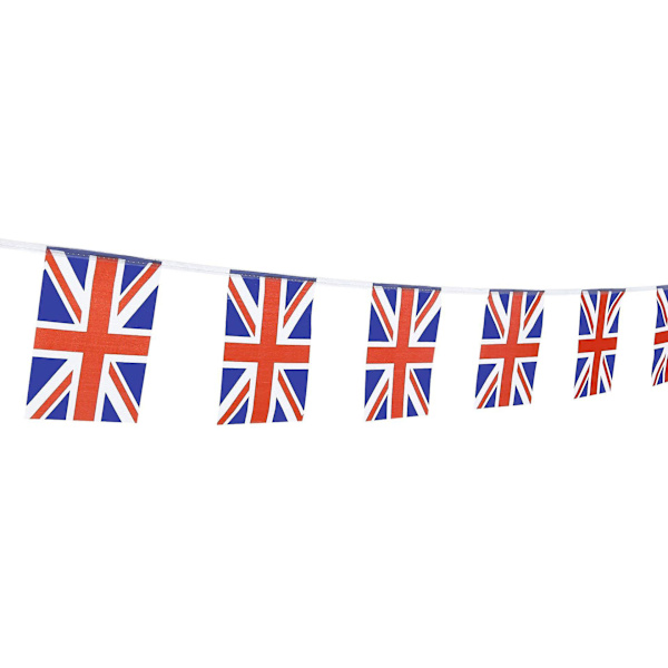 12m Platin Jubilæums Vimpel Banner Dronningens 70. Britiske Flag（Rund）