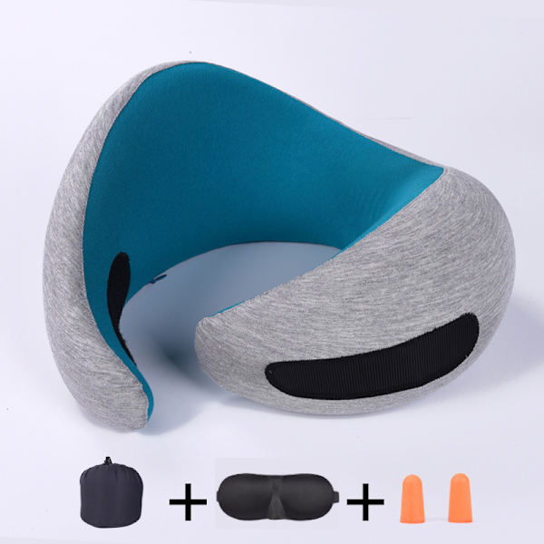 Luksuriøs Memory Foam Rejsepude - Flypude, Bilrejsepude
