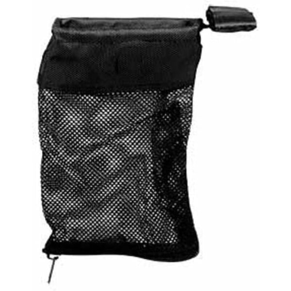 Messing Oppbevaringspose, Oppbevaringspose Nettpose Nylon Mesh Shell Rask Utladning Glidelås for Camping Utendørs Oppbevaring