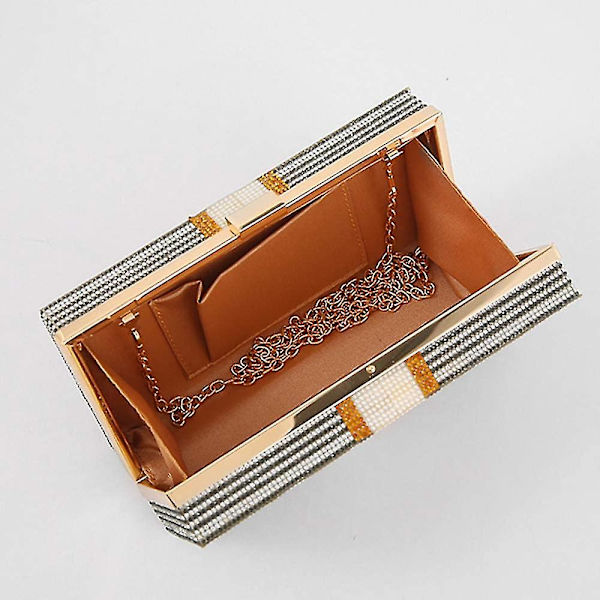 Aften taske til kvinder krystal penge taske clutch dollar regning pung akryl boks håndtaske hard case 1