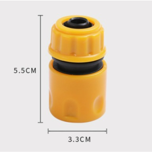 2 stk. orange 1/2\" slange hurtigkobling - Til tilslutning af slanger, gar