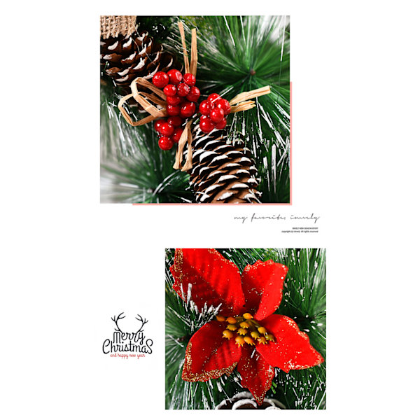 Julkrans, julstjärna, adventskrans, dörrkrans, Chr