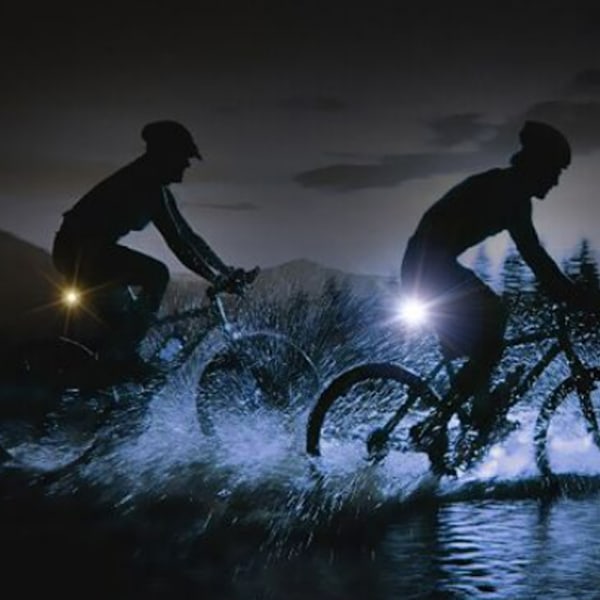 2 stk. Cykellygter Cykel Baglygter USB-opladningslygter Bagpå
