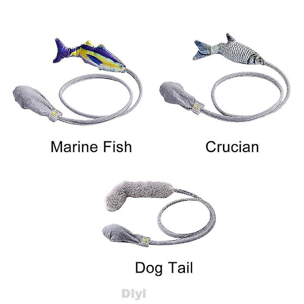 Manuell mjuk dansande realistisk kattunge för katter som slår kattmynta fyllning fiskleksak