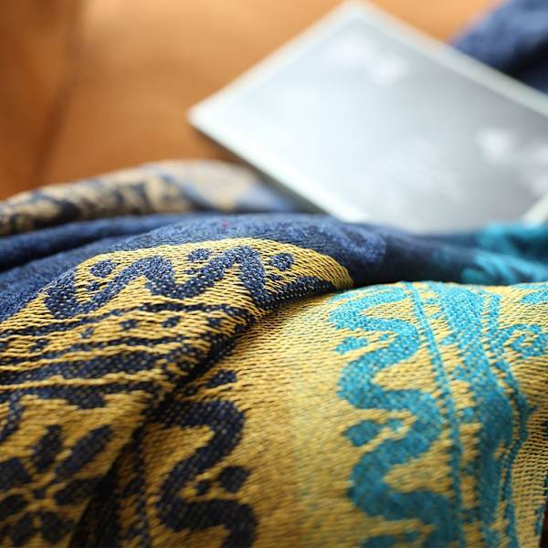 ELEOPTION Chenille-pledd, Jacquard-dusker Sofa Cover Dec