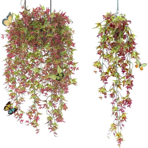 2 kpl Tekosipuna-köynnöskasveja Garland Vine 78cm Tekosipuna Garla