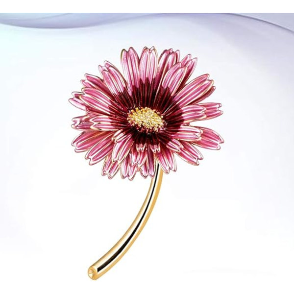 1 st Kvinnors Blom Brosch Solros Brosch Pin Legering Hårnål Kläder