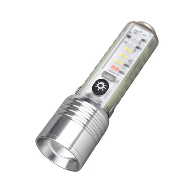 30W vit laser mini zoom transparent ficklampa med magnetpenna