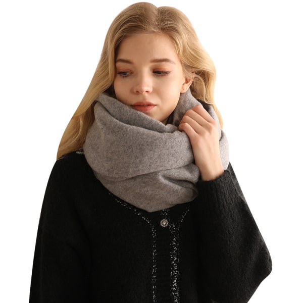 Sheep like scarf for women in autumn and winter, solid soft velve