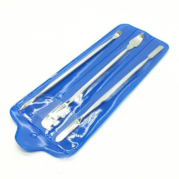 Metall Spudger Set 3 st Dubbeländad Metall Spudger Öppning Demontering Verktyg Mobiltelefon/IPad/Tablet/Laptop Reparationsverktygssats