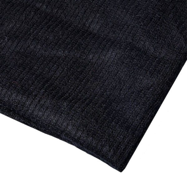 Skjerf Vinter Dobbeltlags Halsvarmer Strikket Fleece Foret Sirkel Loop Vindtett Tykke Skjerf Gaver Til Kvinner Menn（Svart）