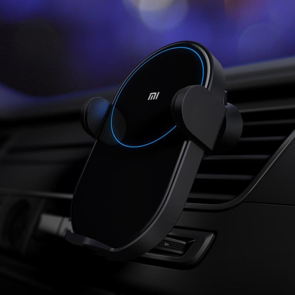 20W Wireless Charger Black with Adjustable Car Mount - English Ve