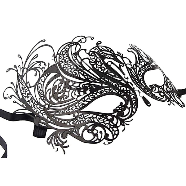 Halloweem-naamio Masquerade-naamio Halloween Mardi Gras -juhlanaamio Metal Lady Ball -naamio