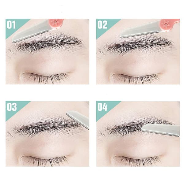 Razor Eyebrow Razor Trim Shaped - 9 Pcs