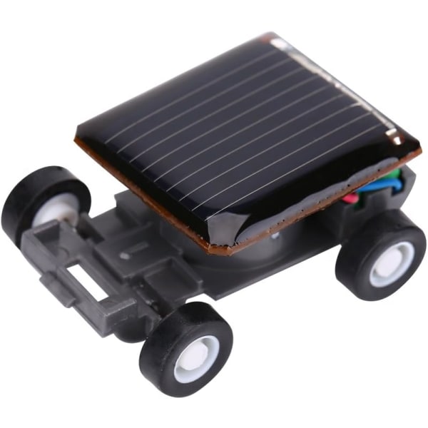 Solar Car, Mini Kids Solar Powered Toy Car Brain Training Educ