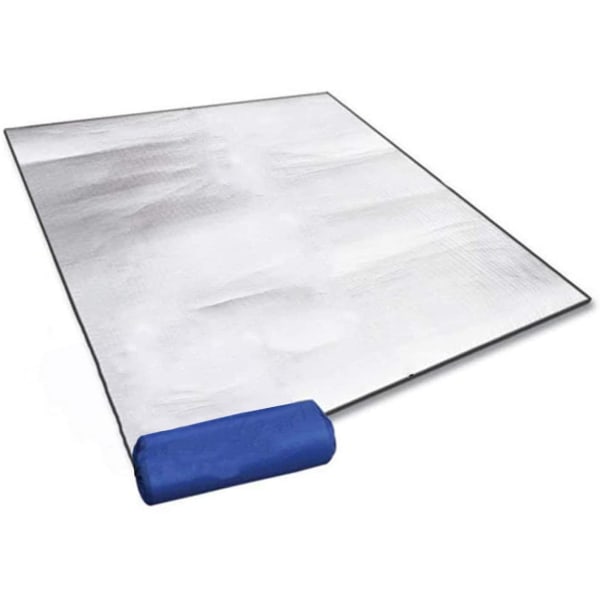 Aluminium Isolerende Måtte Skum Måtte Sove Måtte Til Camping Isolering Måtte Foldbar Telt Måtte Gulvpude Termisk（1.5MX2M）