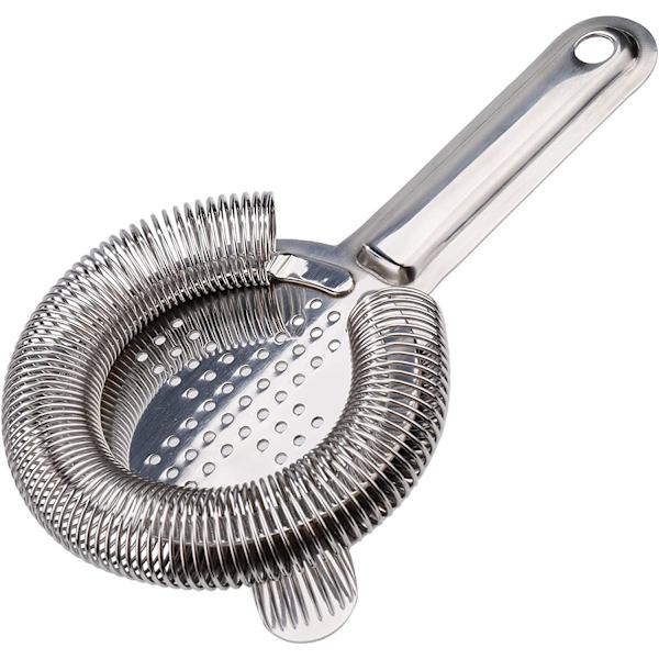 Rustfrit Bar Strainer Hawthorn Rustfrit Stål Cocktail Strainer 10x 16cm