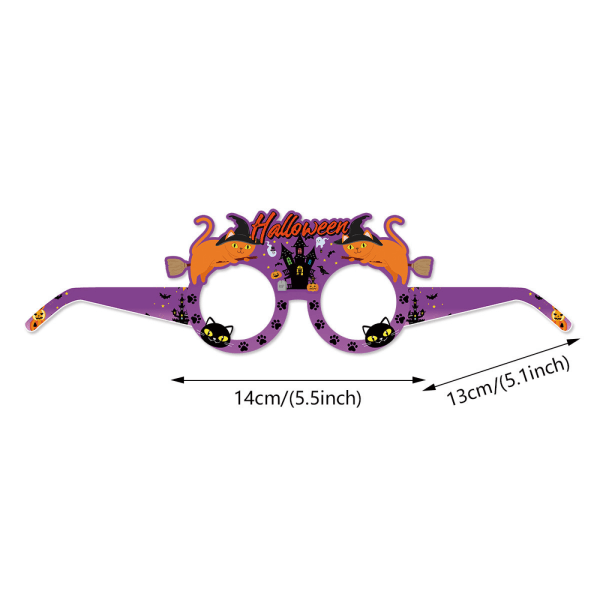 Glasögon Paket med 12 Halloweenglasögon Leksaksglasögon Cosplay Glitter