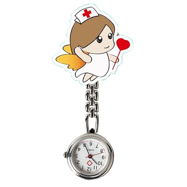 1 st fjärilsformad watch Mode Clip-on Fob Broschhänge Hängande