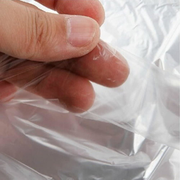 10 st Tvättväskor i Plast, Transparenta, Hängbara, Dammskydd för Kläder