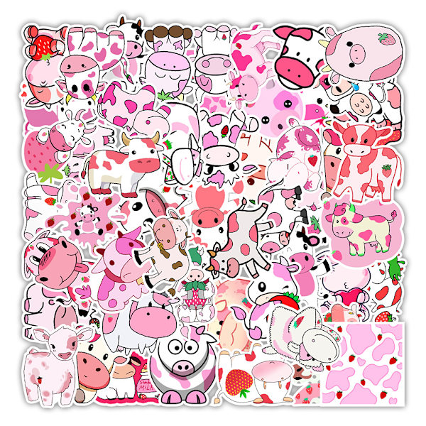 50 Cross-border Animal Graffiti Stickers til Bil, Mobiltelefon og Vand