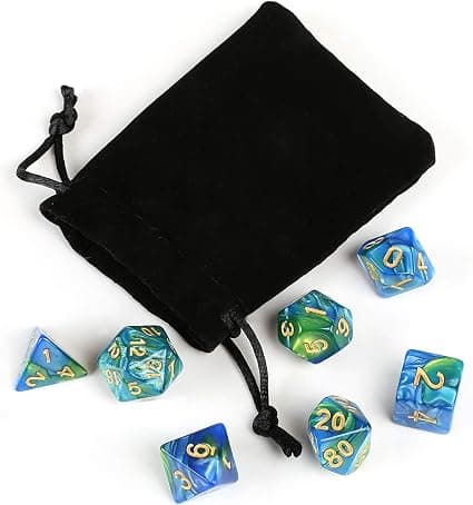 7 Polyhedral Terninger til Rollespil Dungeons and Drago