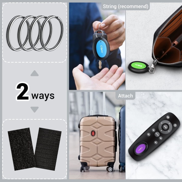 Key Finder 4 in 1 Wireless Key Tracker Remote Control RF Item Locator