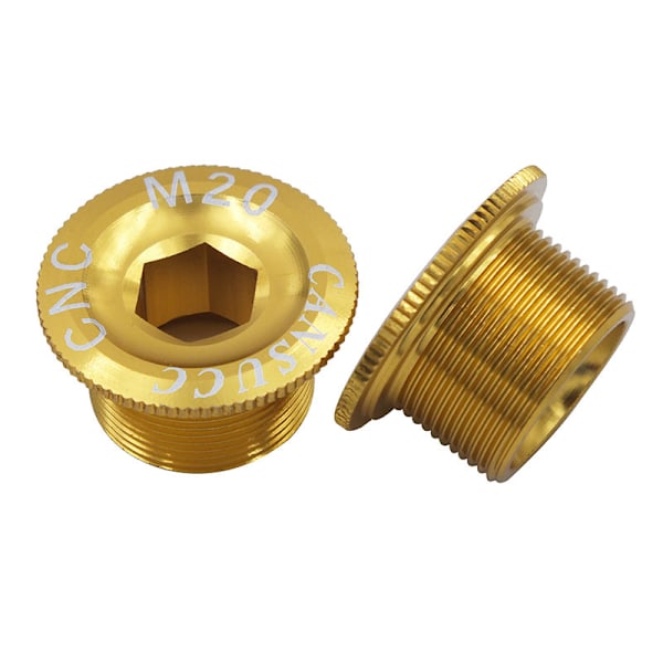 2 st vevarmskruvar i aluminiumlegering, M20