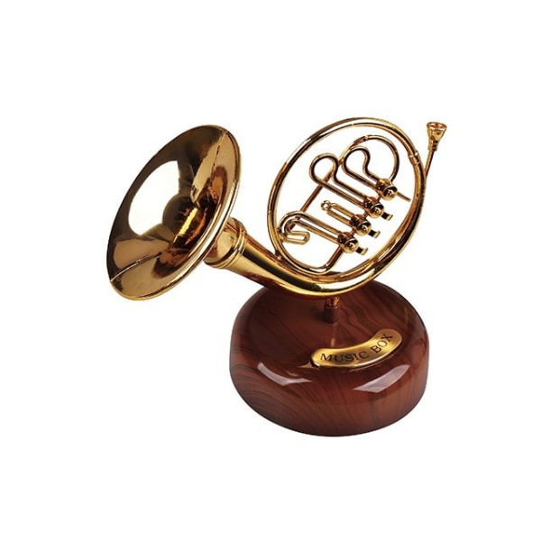 Klassisk musikbox stor staty fransk retro handvevad musik