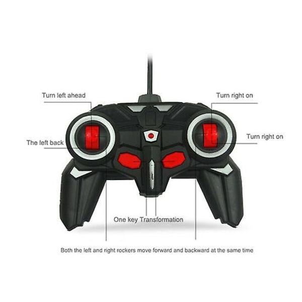 1:18 Transformer Rc Radio Remote Control Transformer Fordon Bil Deform Robot Leksak
