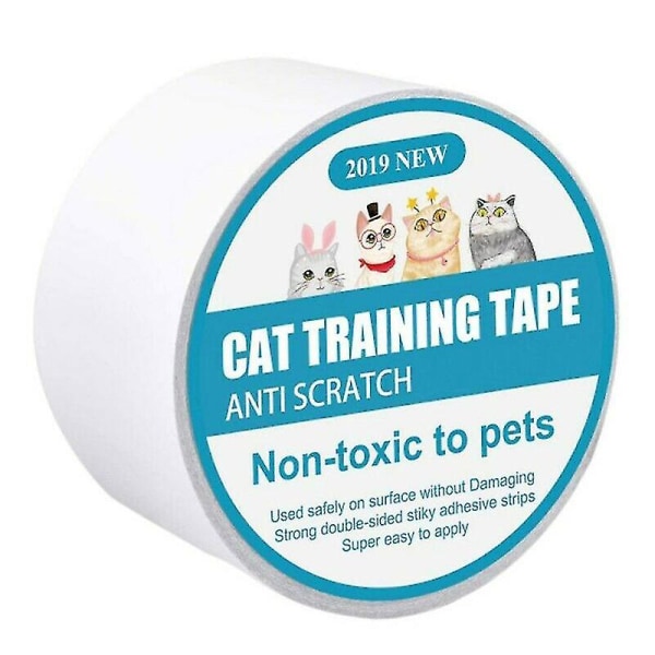 Katt Anti Scratch Tejp Träning Soffa Dörrskydd Klistermärke 6.35cm