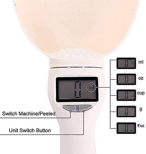 Husdjursmat Mätande Slev Kopp Med Led-display