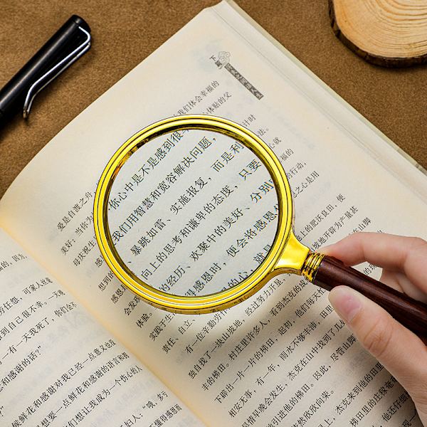 10x fickförstoringsglas för hemlärande, läsning och felsökning
