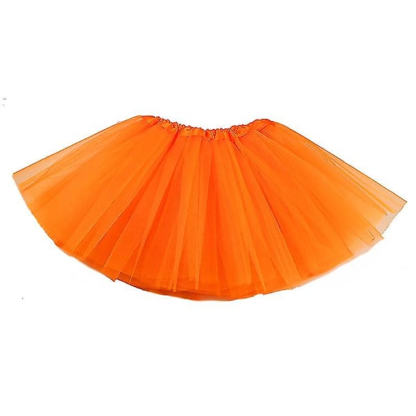 Orange Classic Tutus For Girls (2 To 8 Years)